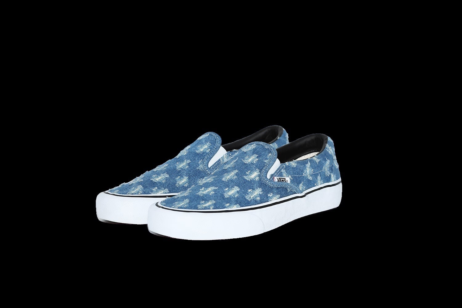 Supreme®/Vans® Hole Punch Denim Slip-On Pro view 4